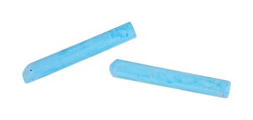 school blackboard chalk pieces isolated on white or transparent png © David Kreuzberg