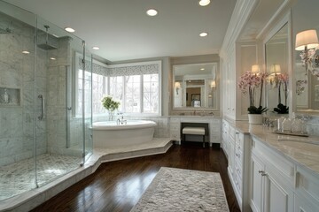 Custom Bathroom Renovation: Master Interior Design for Bathe and Relaxation