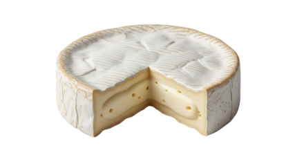 Creamy Camembert Cheese Wheel Closeup