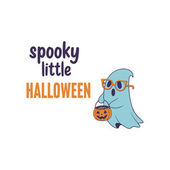 Happy Halloween logo design vector