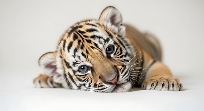 Adorable Baby Tiger Cub.