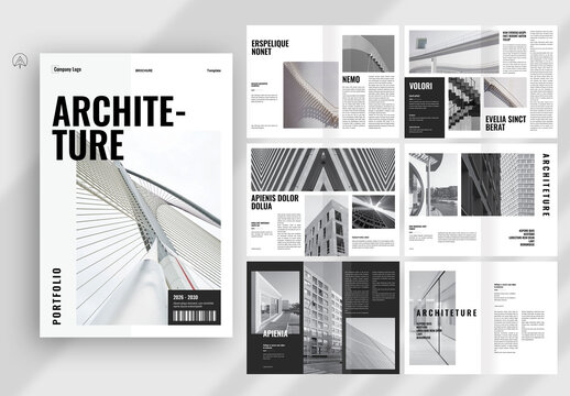 Architecture Portfolio Magazine Template