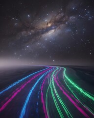 Neon Urban Skyline Glow