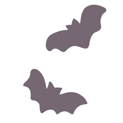 set of halloween stickers with cute animals. vector cartoon illustration. isolated on white background.