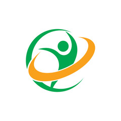 Healthy Life Logo icon vector Template