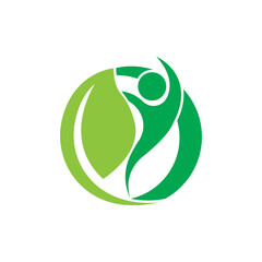 Healthy Life Logo icon vector Template