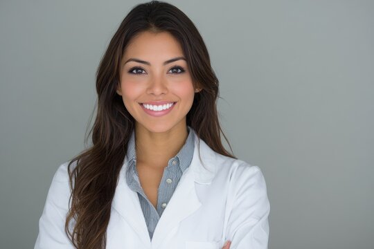 Dentist Headshot. Colombian Healthcare Professional Exudes Confidence in Medical Environment