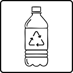 illustration of bottle of water