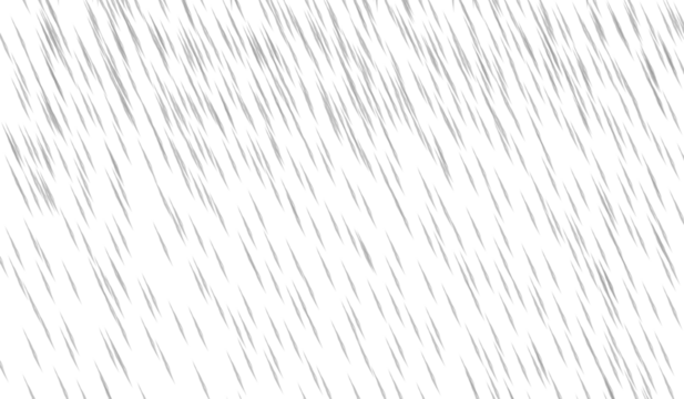 A realistic falling rain overlay for photo editing. An isolated texture of raindrops on a transparent background. A high-resolution PNG effect to add a rainy day atmosphere to any image.	