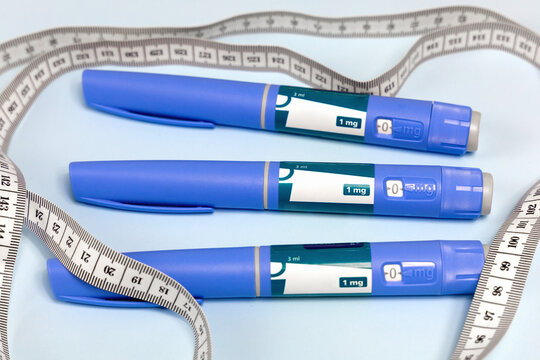 Modern Ozempic injector pen for health care. High quality photo - Powered by Adobe