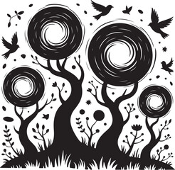 Seamless Floral Pattern Vector Illustration