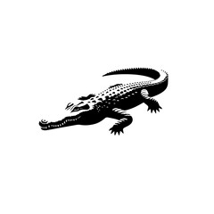 Crocodile Vector Illustration – Fierce Wildlife Swamp Reptile