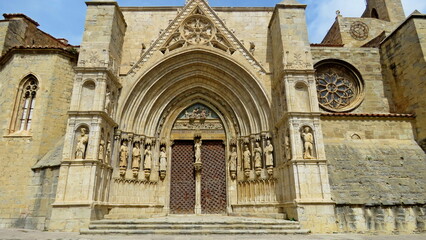 Morella Archpriestral Basilica of Santa María la Mayor Gothic style Castellón portico