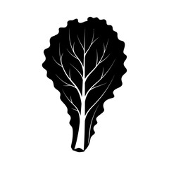 vector letus leaf silhouette © Bristy 