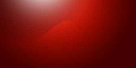 Abstract illustration background of curved waves in a red gradient.