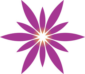 vector illustration of a flower