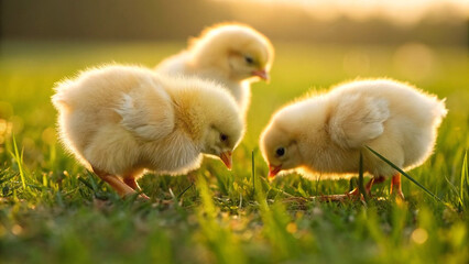 baby chicken and ducklings