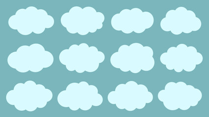 雲型のグリーンのフレームセット