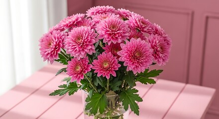 Beautiful Pink Dahlia Bouquet.