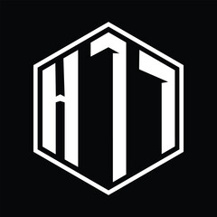 HTT letter design. HTT letter technology logo design. HTT Monogram logo design for an entrepreneur and business.