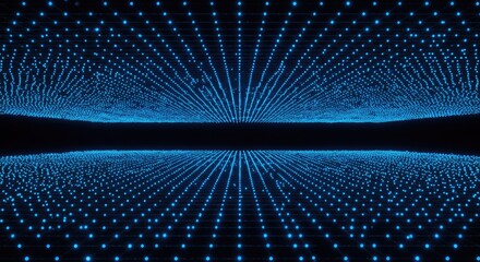 Abstract blue dot pattern background