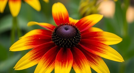 Black Eyed Susan Flower Close Up.