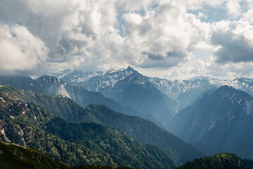 Fototapeta premium 山岳風景