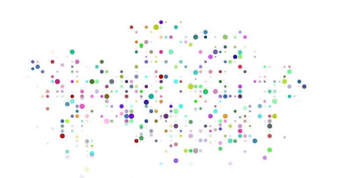 Generative Orbs Dance into Kazakh Silhouette Map Creation