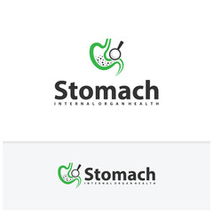 Find Stomach logo vector. Simple vector logo design for medical human health.
