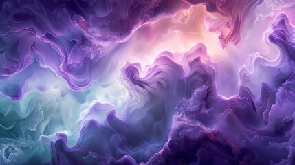 Obraz premium Abstract blue background with swirling smoke and flowing patterns