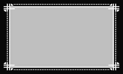 Vintage Frame Design with Decorative Border