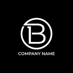 Obraz premium B1 circle logo for company