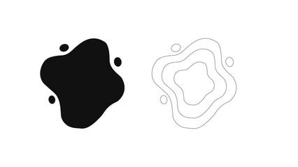 Abstract Geometric Pattern Shapes   Vector Outline Design Collection