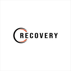 Dynamic Recovery Logo Vector Design Symbol Illustration Car Auto Vehicle Transport Service Repair Road Rescue Circle Creative Abstract Shape Company Business Concept