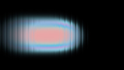 Abstract Glowing Light Form with Vertical Lines in Dark Background