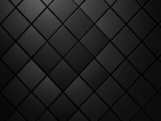 A dark geometric pattern emerges from a modern black embossed design, where a plastic grid meets technology-driven diamond shapes and cells