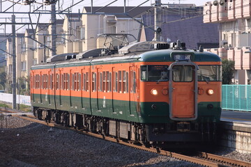 Naklejka premium かつて北関東で活躍した高崎車両センターの115系電車_2010/11/28撮影