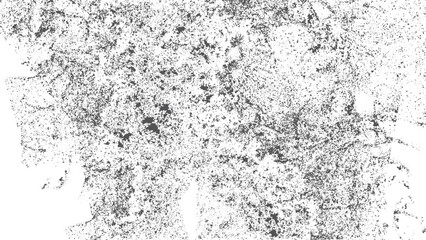 Dust grain particle overlay texture with vintage distressed grunge background. Grunge black and white texture with scratch dust and rough aged surface effect. 