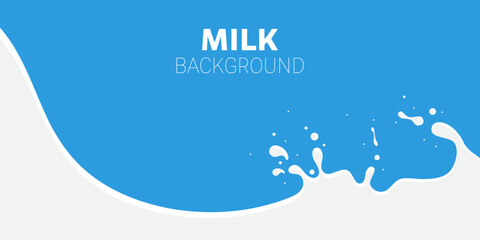 Milk splashes background vector illustration