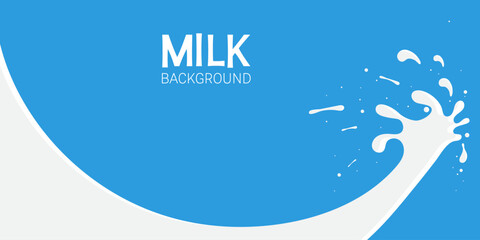 Milk splashes background vector illustration