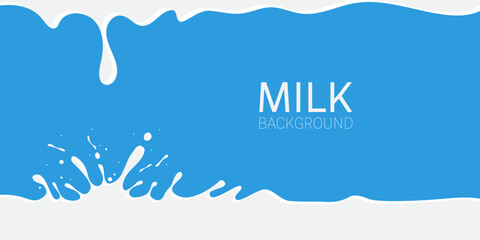 Milk splashes background vector illustration