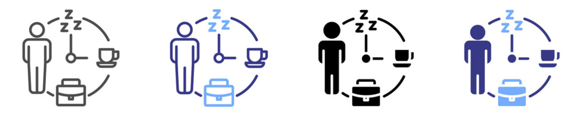 Daily Activities Icon Sheet Multiple Stye 