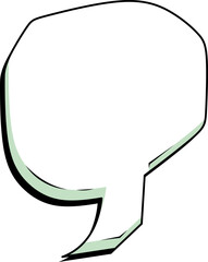 Cartoon Speech Bubble