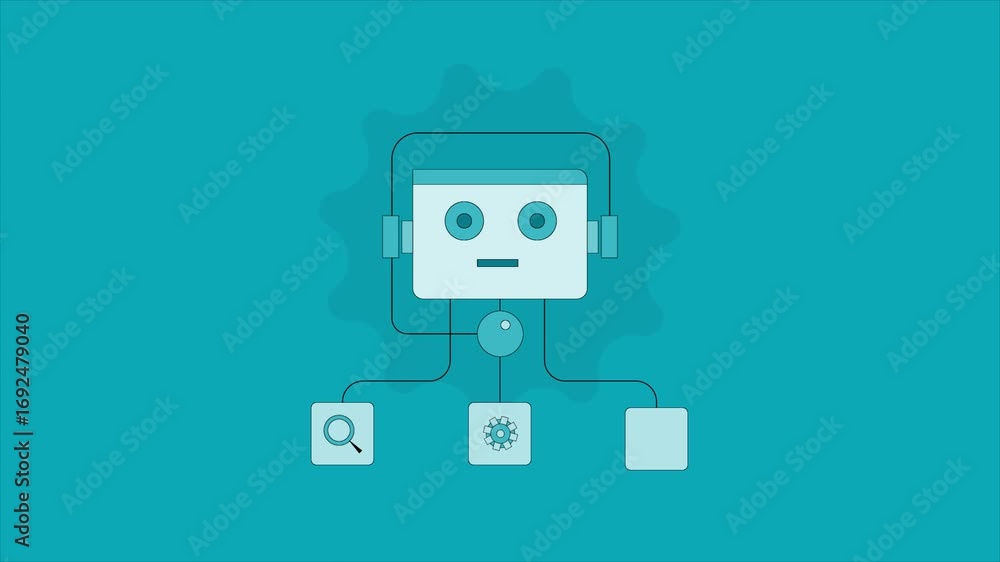 Wall mural agentic ai system searches for answers, provides technical support, and delivers responsive customer