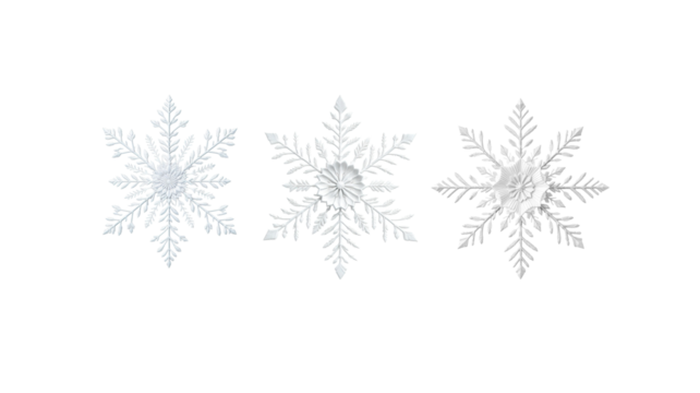 Snowflake Ornament on transparent background png