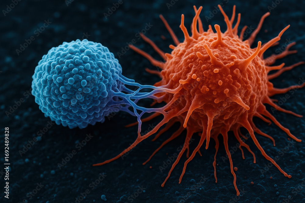 Poster immune response and cellular interaction in the context research study visually reveal attack and de