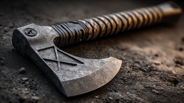 Modern Tactical Tomahawk with Carbon Fiber Handle Design