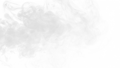 PNG of white smoke dynamically curling into a large tornado shape, transparent background, dramatic vapor, ideal for abstract, atmospheric, energy, and mystical design projects.