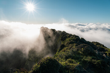 日本の山岳風景
