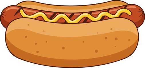 Simple Hot Dog Icon